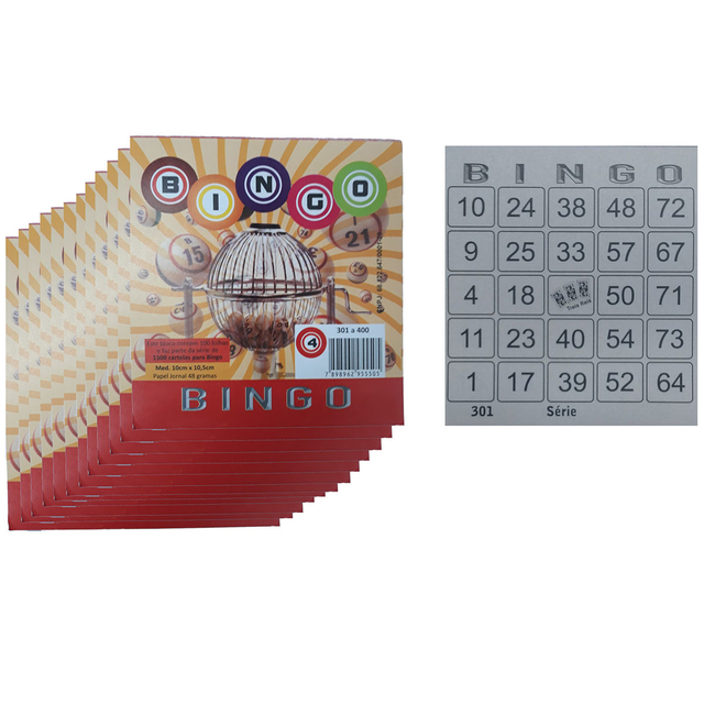 Jogo de Bolas Nº 2 e 3 - de 1 à 75 para Bingo - TREIS REIS - Jogo