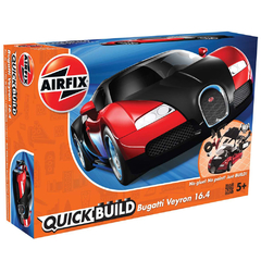 Caixa Bugatti Veyron Vermelha Quick Build Airfix