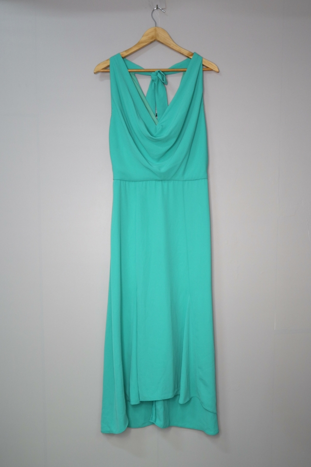 Vestido verde cheap tvz
