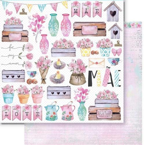 Papel Mais Artes - Scrapbook & Personalizados - Kit de Papéis Digitais - XADREZ  INGLÊS com 10 folhas