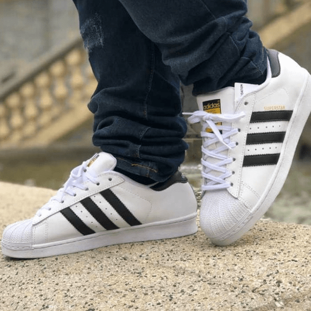 TÊNIS ADIDAS SUPER STAR - BRANCO/PRETO - GM Store