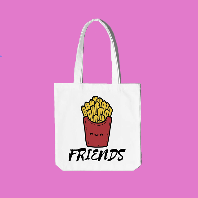 Bolsa Ecobag - Mais que amigos, friends - Escritologia