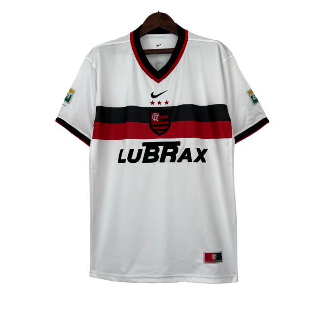 Camisa Retrô do Flamengo II 2001 Torcedor Nike Masculina - Branca