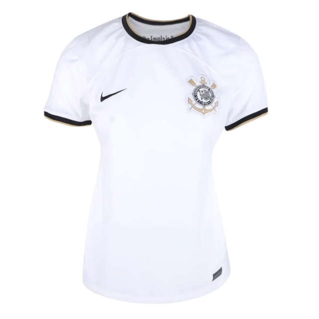 Camisa Corinthians I Branca Modelo feminina 2022 - Frete grátis