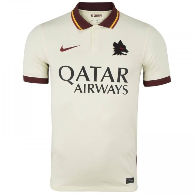 Camisa Roma Away Bege 20/21 Nike - A partir de $149,90 - Frete grátis