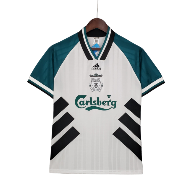 Camisa Retrô Liverpool Away 93/95 Torcedor Adidas Masculina - Branca