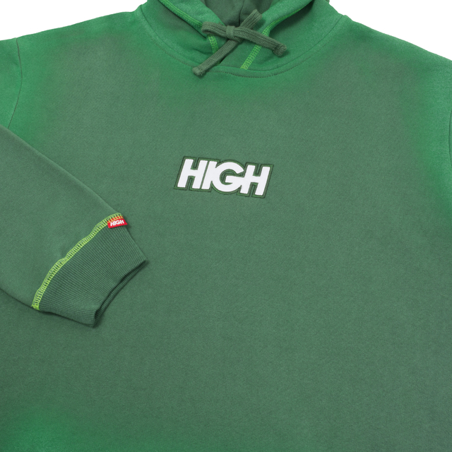 Moletom High Hoodie Bleached Logo Green Drop 3 2023