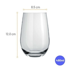 Copo Long Drink Dubai 480ml Personalizado (arte na cor preta 1 face) - Dhonnart Personalizações 