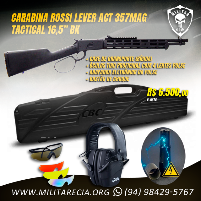 Carabina Puma Calibre .357 Magnum Cano Redondo 20