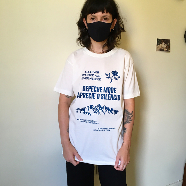 Camiseta enjoy the silence hotsell