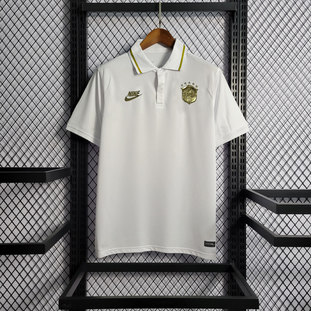 Camisa Seleção Brasileira Polo Gold Edition