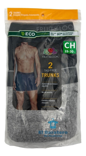 Fruit Of The Loom Biker Corto 2 Pack Caballero Mod Tr761m