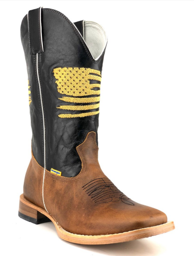 Bota texana masculina sola de couro cheap