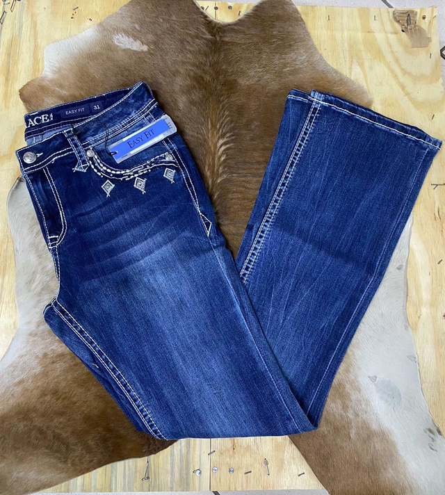 Calça grace importada feminina com sale bordados