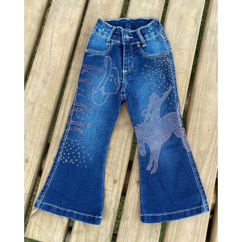 Calça country infantil feminina clearance
