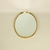 ESPELHO PAREDE METAL ROUND SHINE FRAME DOURADO - comprar online