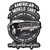 PLACA METAL RECORTADA GM AMERICAN MUSCLE CAR PRETO (9001105)