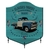 CABIDEIRO MADEIRA GM CLASSIC TRUCKS AZUL 25x28CM (9001107)