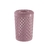 CESTO ORGANIZADOR RATTAN C/ TAMPA 10LT - ROSE (9002108)