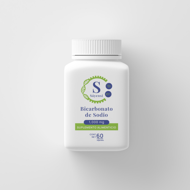 Bicarbonato de sodio · 1000 mg 60 cápsulas - Sáyensi