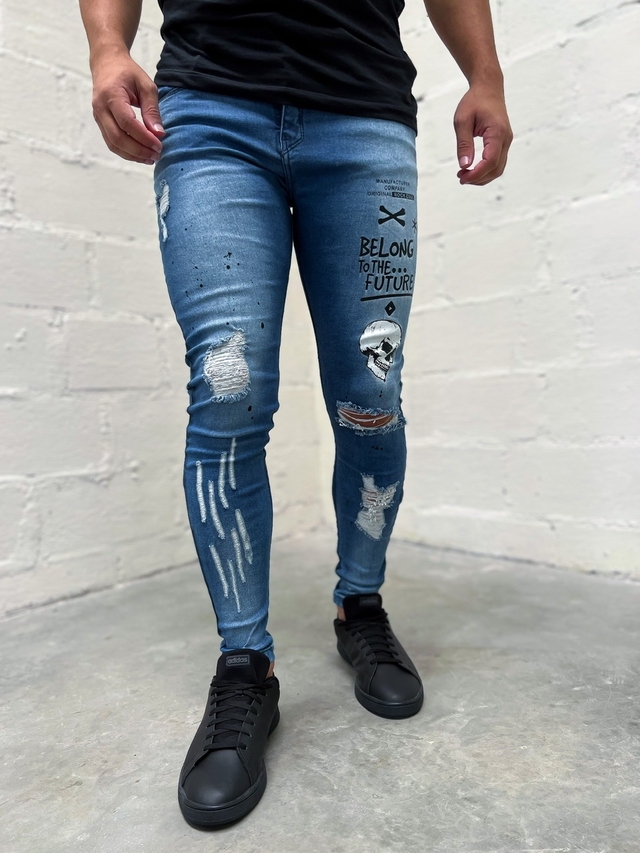 Calça jeans masculina adidas 2025