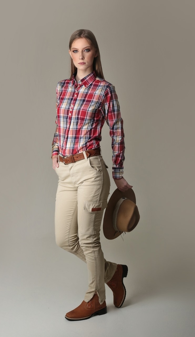 Calça cargo feminina com cheap elastano