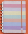 Caderno inteligente clapper arco iris pastel médio
