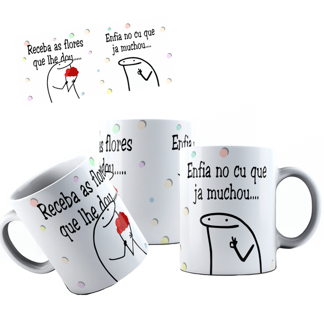 Caneca Mágica Flork Meme Dia Dos Namorados Meu Amor Por Você