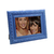Porta Retrato de Madeira com Textura 10x15 - Azul
