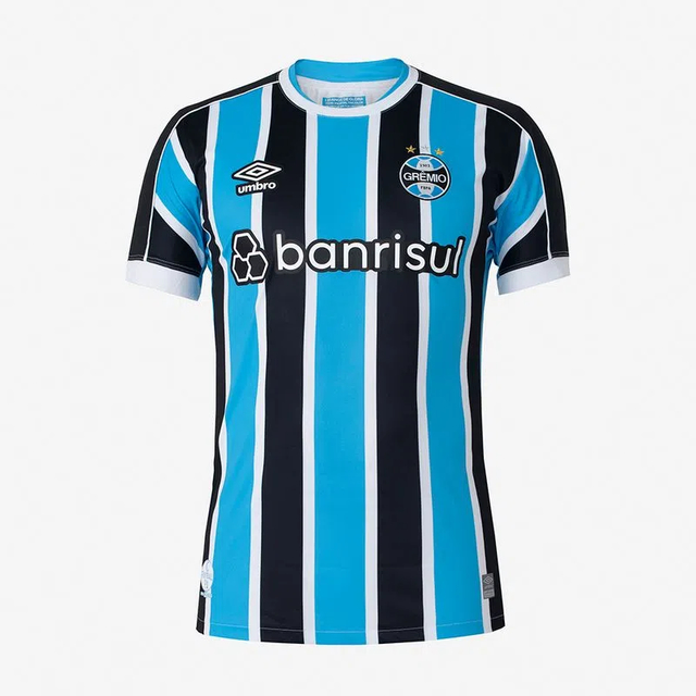 Camisa Grêmio I 2023/2024 Torcedor Masculina - Azul
