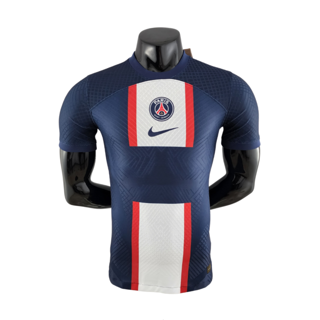 Camisa Paris Saint Germain I 2022/2023 Jogador Masculina - Azul Marinho