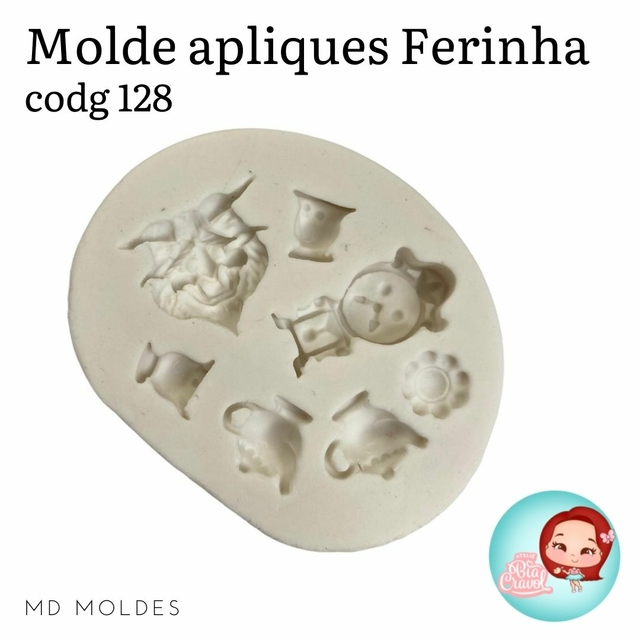 Molde de Silicone - codg 39 - Cupcake Fofinho - MD Moldes