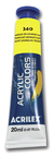 Tinta Acrilica Acrilex 20 ml Amarelo Cadmio Claro