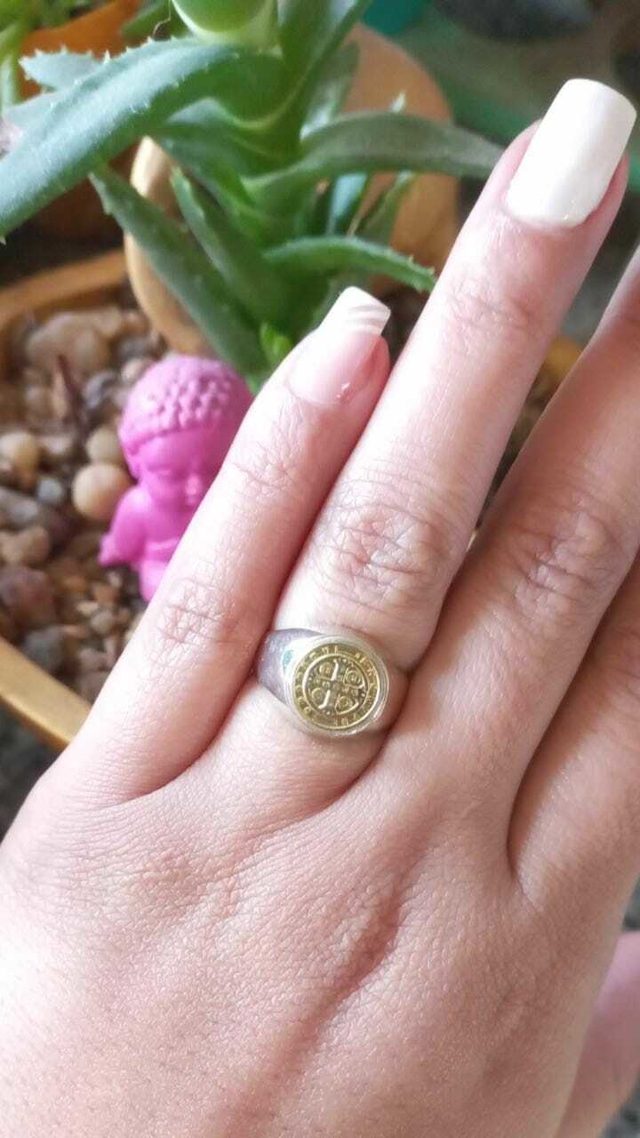 Anillo san online benito acero quirurgico