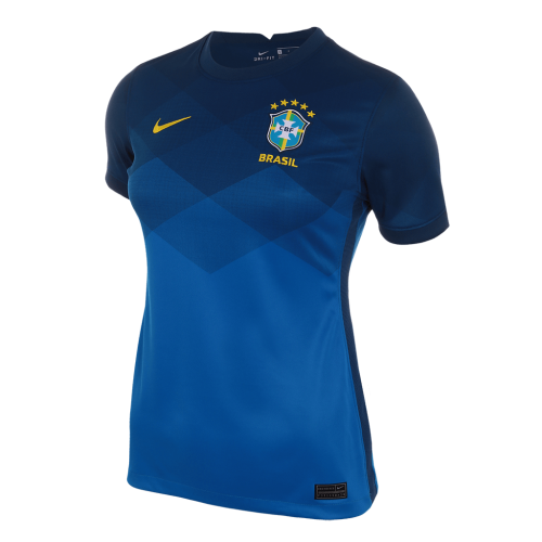 Camisa Seleção Brasil II 20/21 Torcedor Nike Feminina - Azul+amarelo