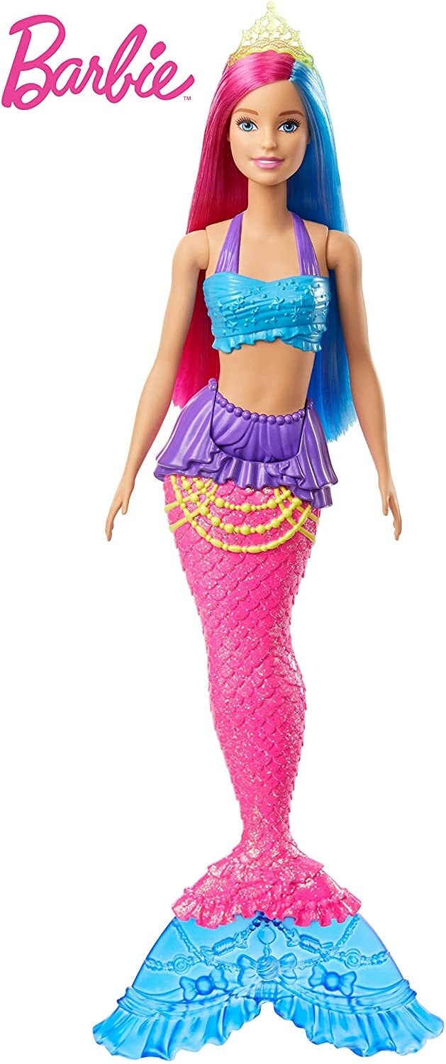 Boneca Barbie Sereia Dreamtopia, Colorida, Mattel 