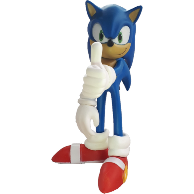 Boneco Sonic Vermelho 26cm Articulado Coleção