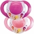 Chicco Chupete x 2 unidades - Physio Ring Pink Silicona 12m+
