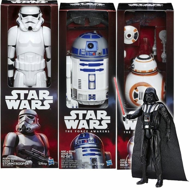 Hasbro Muñeco Star Wars - Surtido de Modelos - 30 cm.- BB8 - R2D2 - Darth  Vader - Stormtrooper