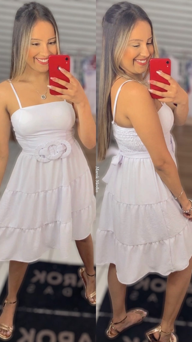 vestido branco - Comprar em Marok Modas