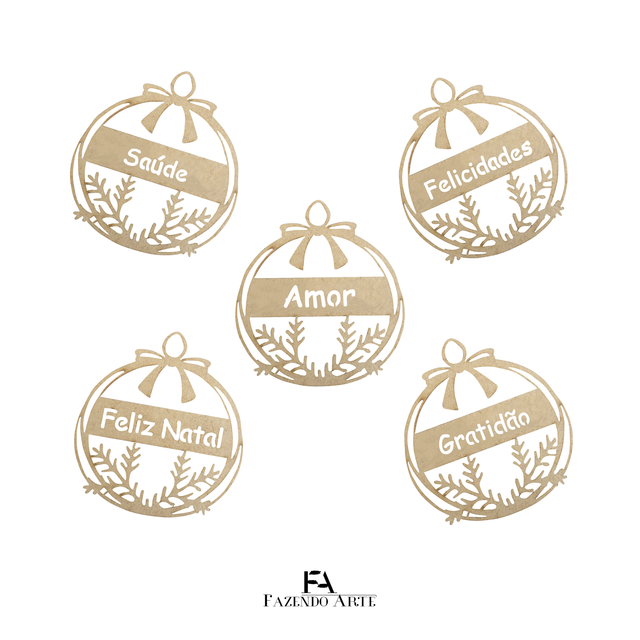 Placa Feliz Natal - Cria Arte Laser