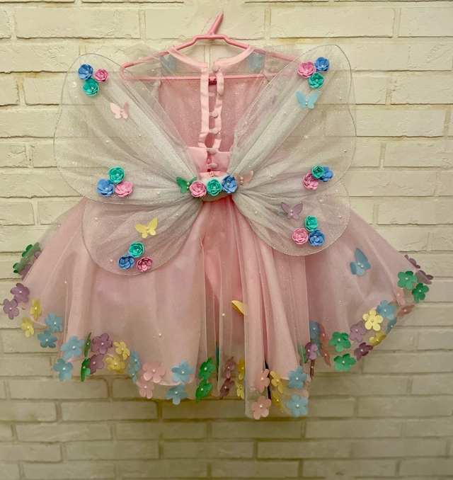 Vestido jardim encantado 1 ano 2025