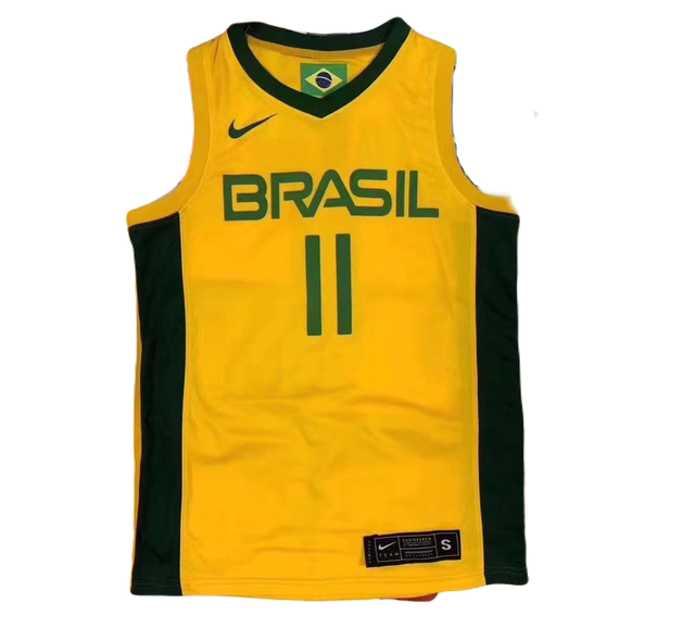 Regata Brasil - Basquete- Amarela - Beard&Sports