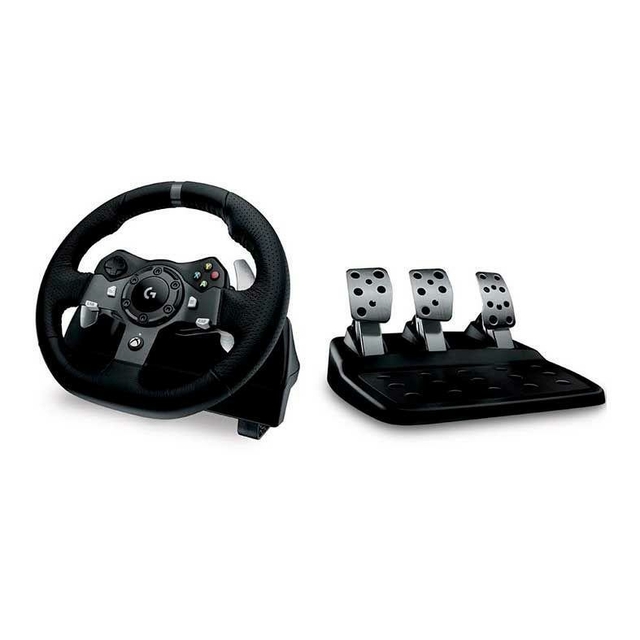Volante Logitech G923 com pedal + Câmbio Driving Force Shifter