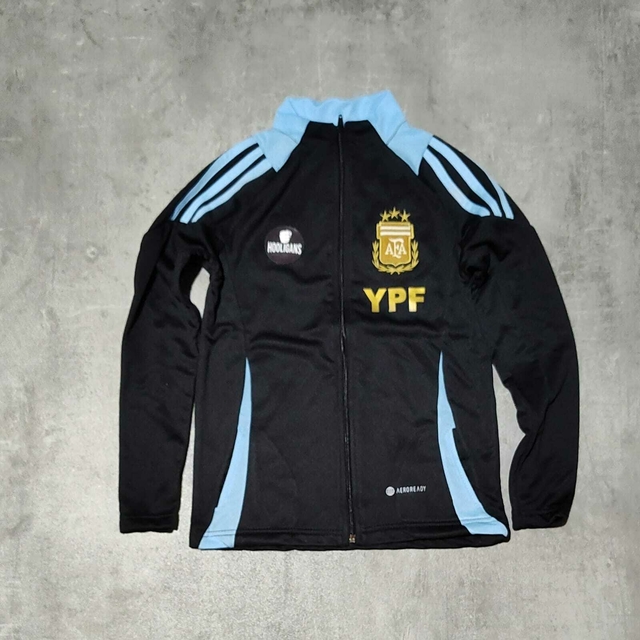 Campera AFA Seleccion negra nino copa america