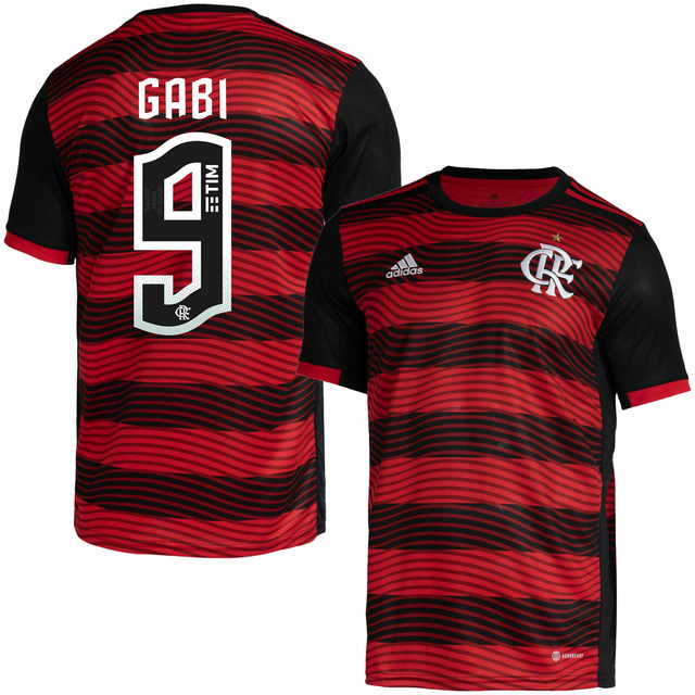 Camisa Flamengo Home 2022/23 Adidas Gabi nº 9