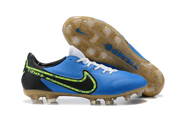 Chuteira Nike Tiempo Legend 9 Elite Campo Azul Preto
