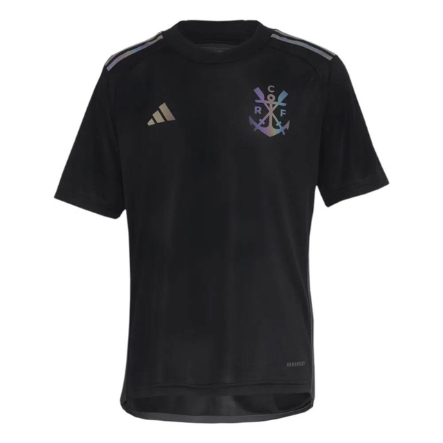 Camisa Adidas Flamengo 2023 2024 Torcedor Masculino Preta