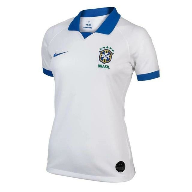 Camisa Seleção Brasileira Copa América 19/20 Torcedor Nike Feminina- Branco
