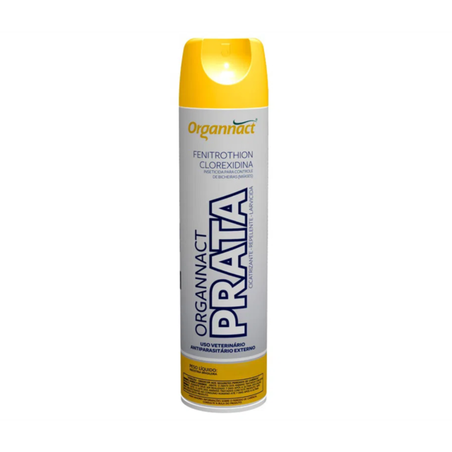 Organnact Prata Spray Antiparasitário 200ml